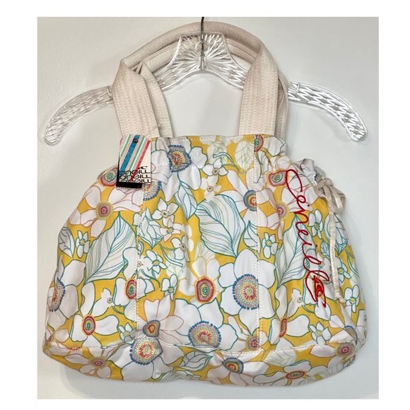 O'Neill Sunny D Floral Purse Shoulder Bag Beach Tote - Picture 1 of 7